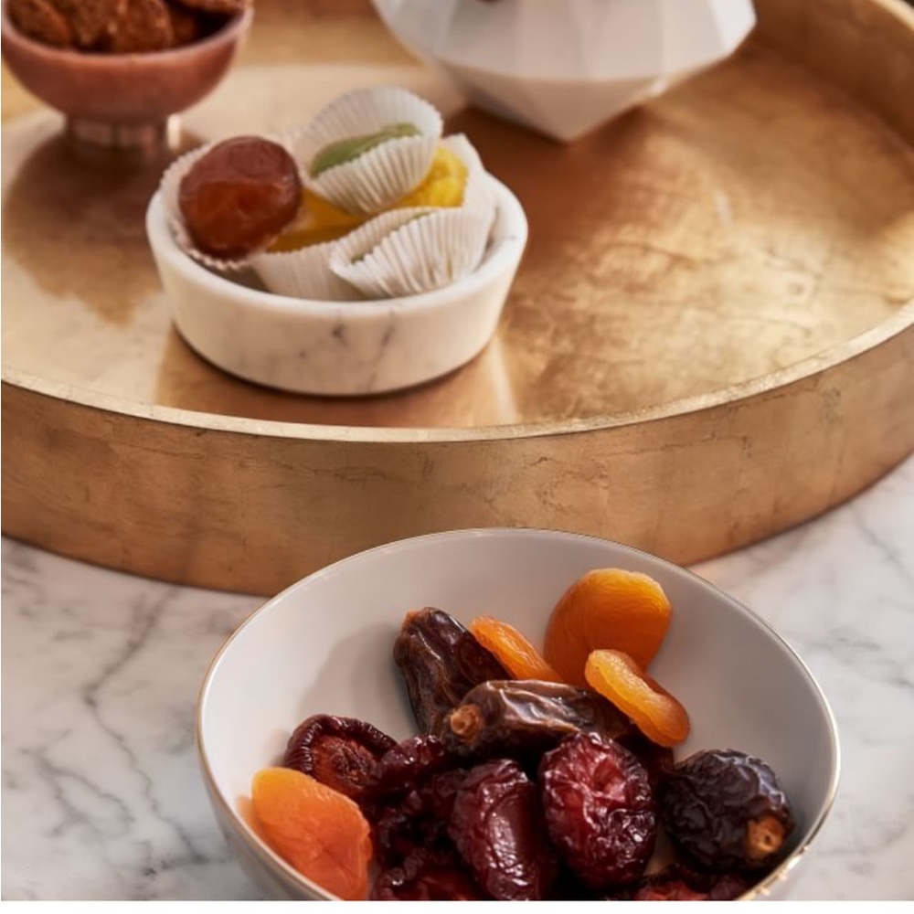 Lacquer Wood Round Tray (18")